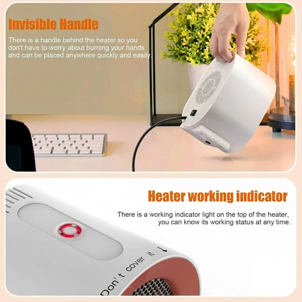 Space Heater PTC Ceramic Quiet Overheat Protection
