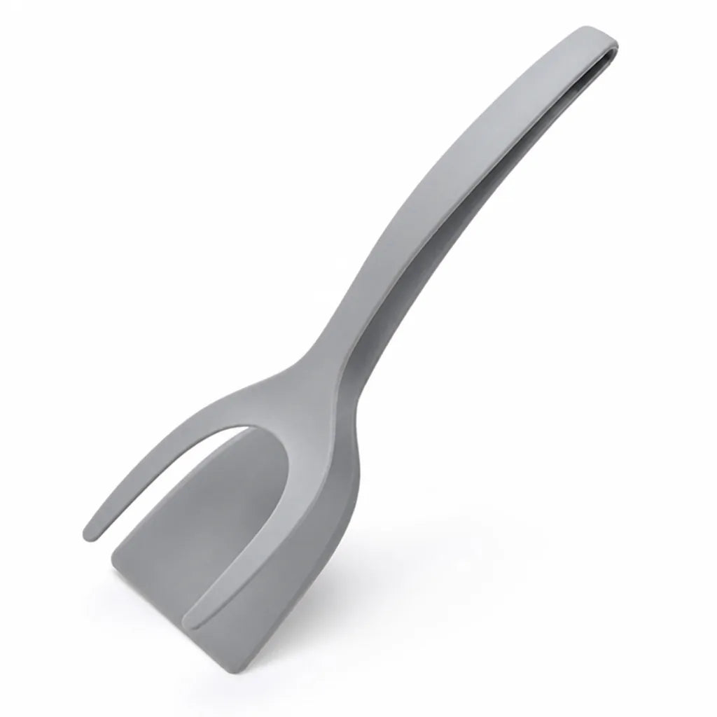 Spatula & Tongs 2-In-1 Non-Stick Space-Saving