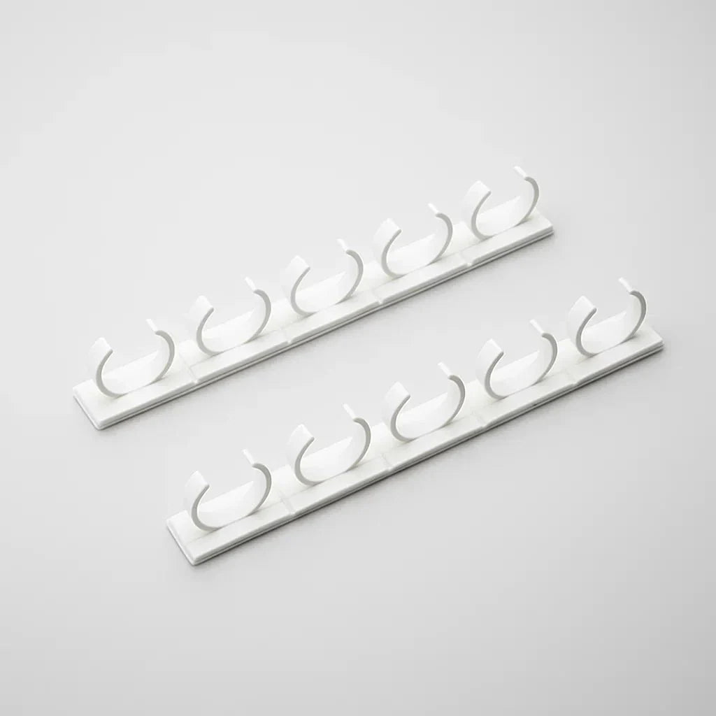 Spice Rack Adhesive Wall-Mounted Five-Hole Storage