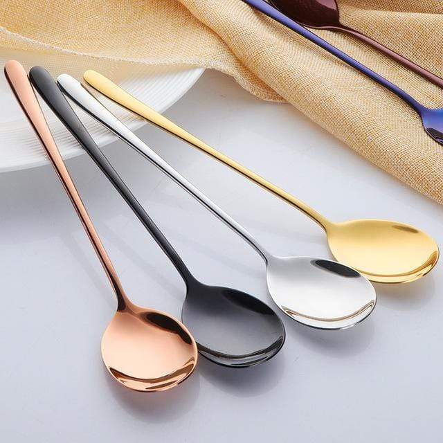 Spoon Set Plated Stainless Steel Multiple Finishes