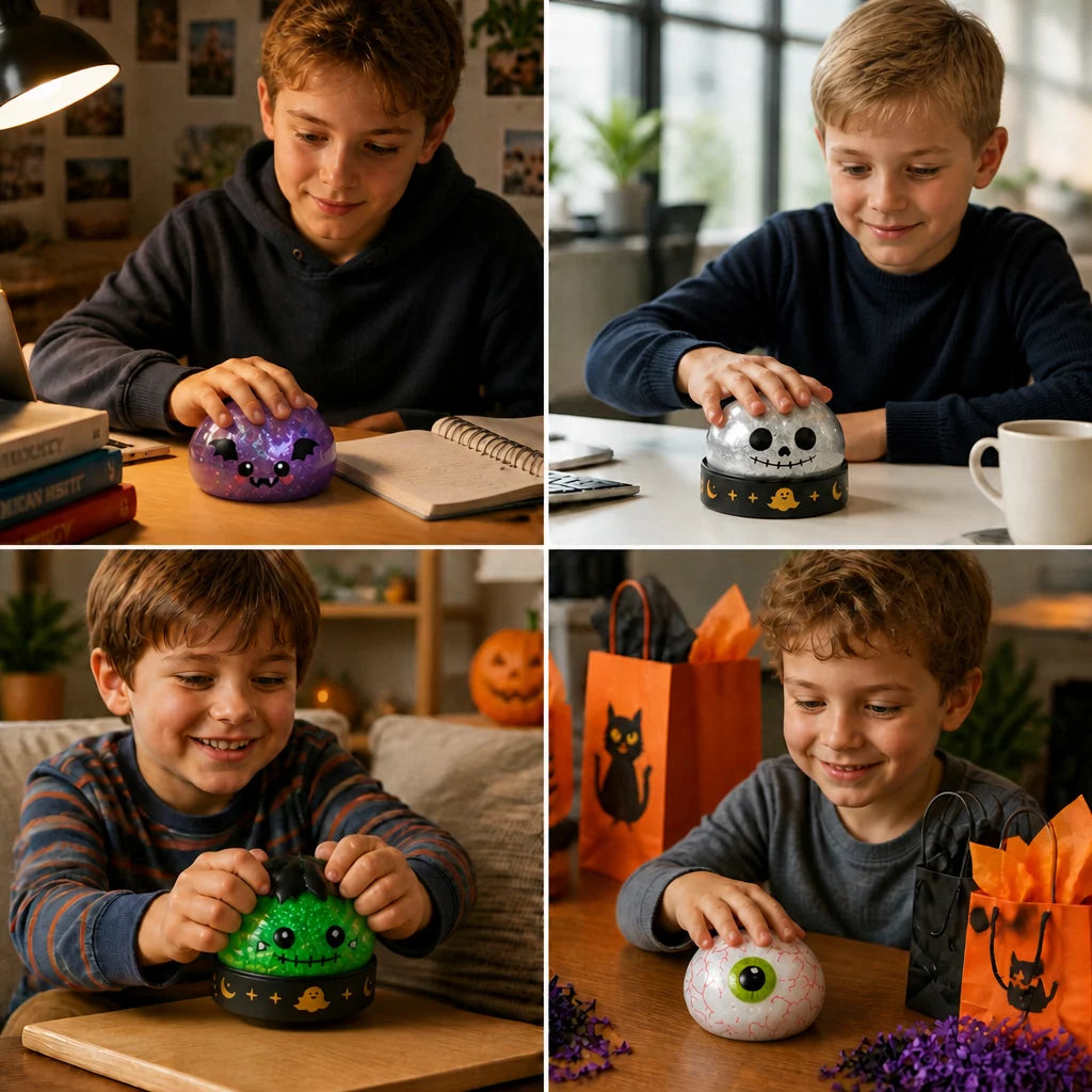 Squishy Stress Relief Toy Halloween Characters Soft Squeeze