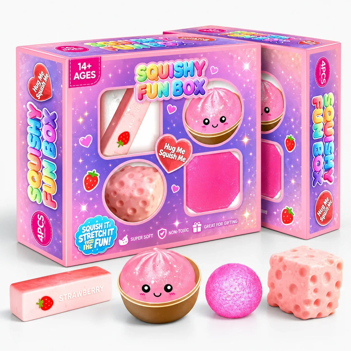 Squishy Toy Advent Calendar Slow-Return Foam Set of 24