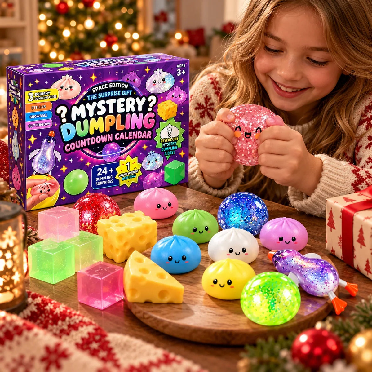 Squishy Toy Advent Calendar Slow-Return Foam Set of 24