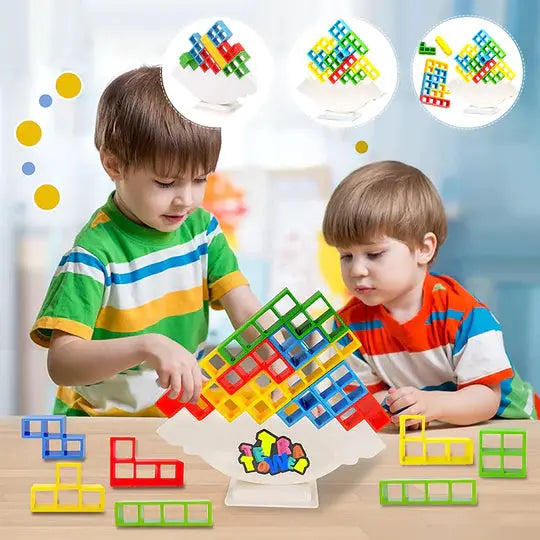 Stacking Toy Interlocking Magnetic 24 Piece Set