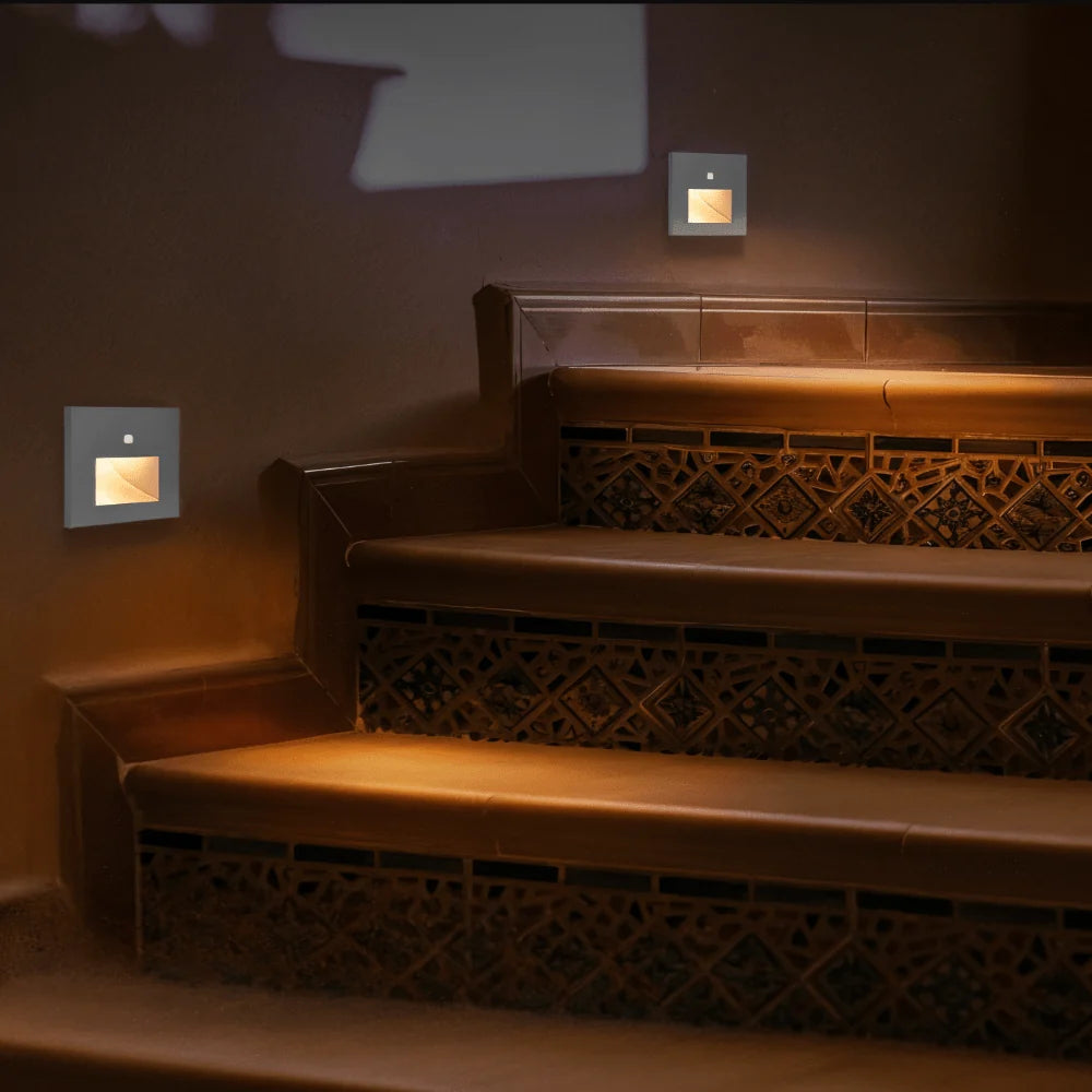 Stair Light Motion-Activated Warm LED Lighting
