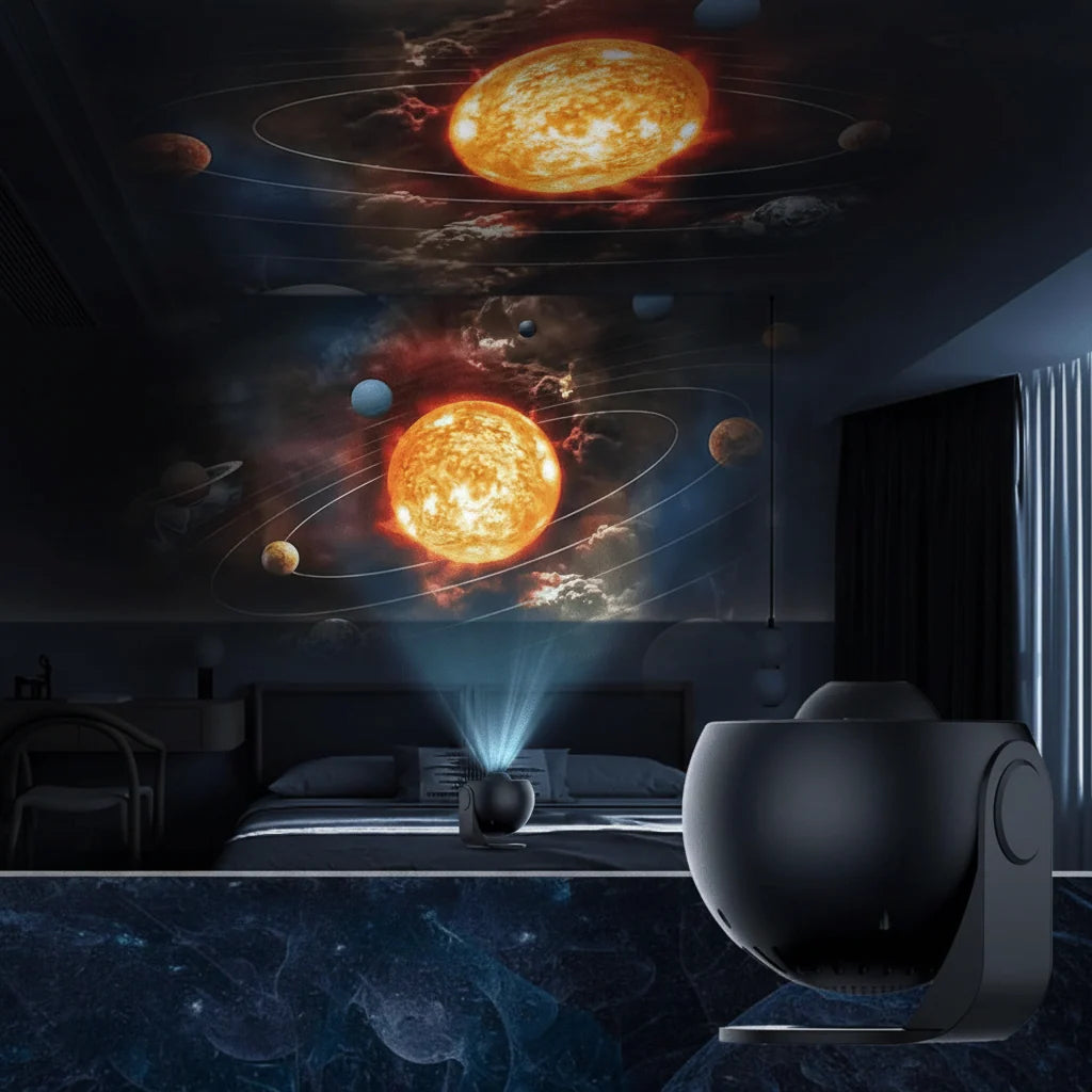 Star Projector 13 Interchangeable Discs Adjustable Focus & Rotation