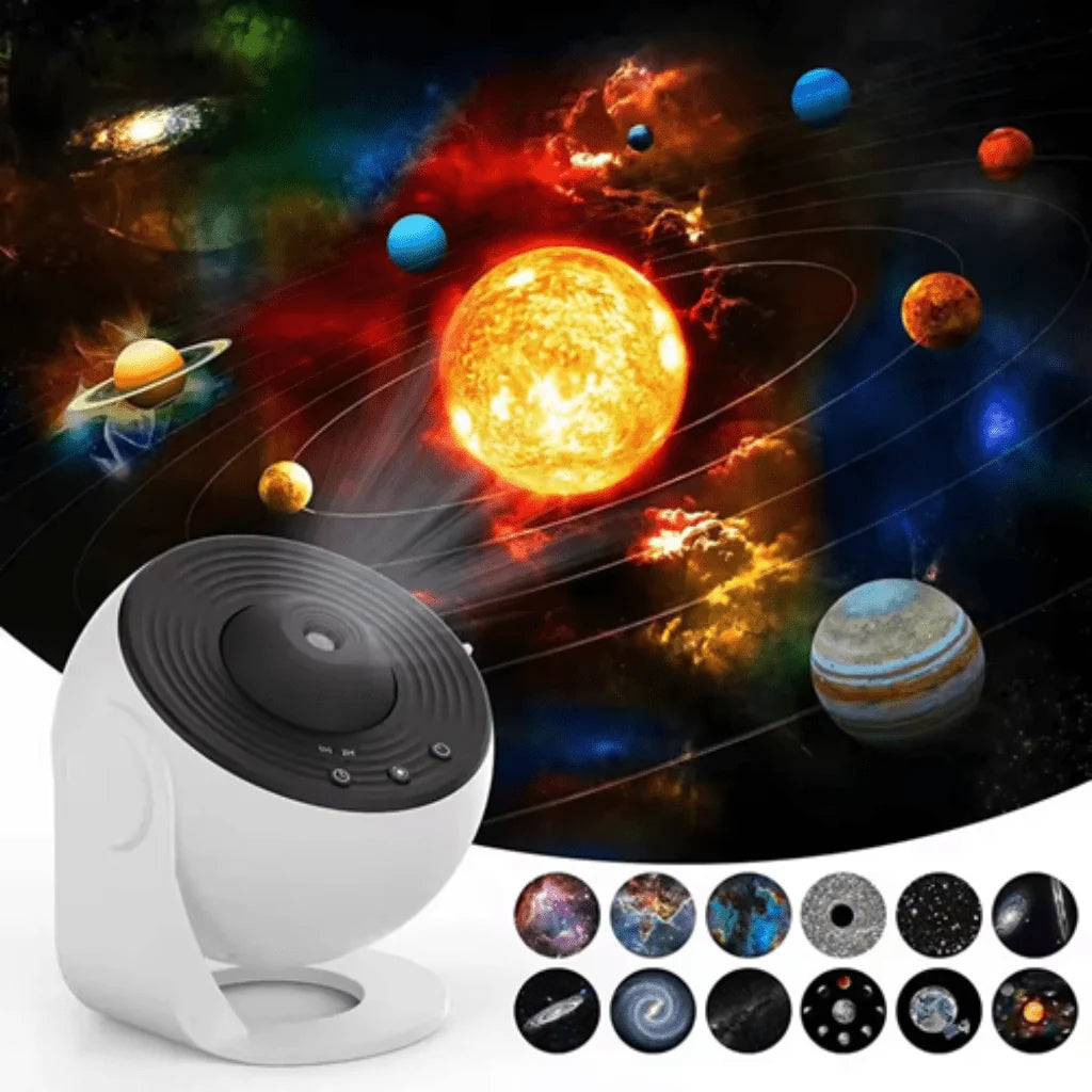 Star Projector 13 Interchangeable Discs Adjustable Focus & Rotation