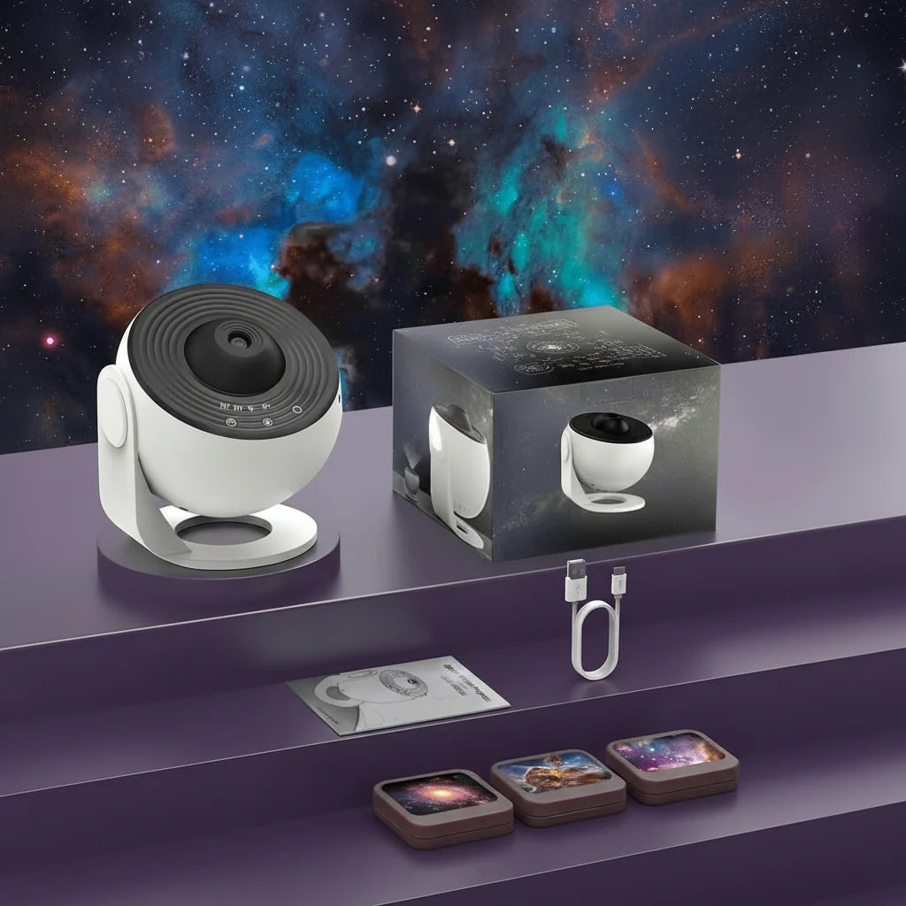 Star Projector 13 Interchangeable Discs Adjustable Focus & Rotation