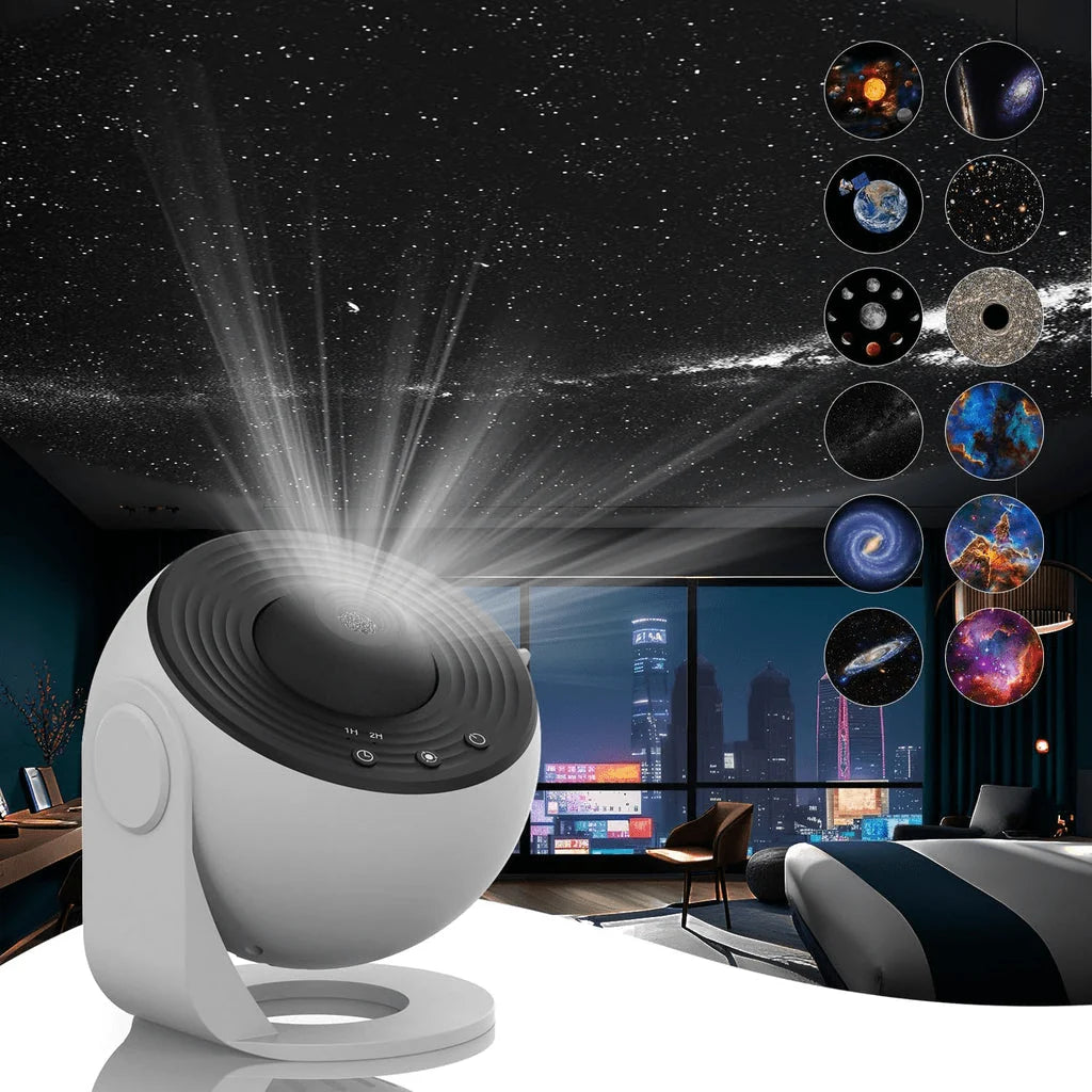 Star Projector 13 Interchangeable Discs Adjustable Focus & Rotation