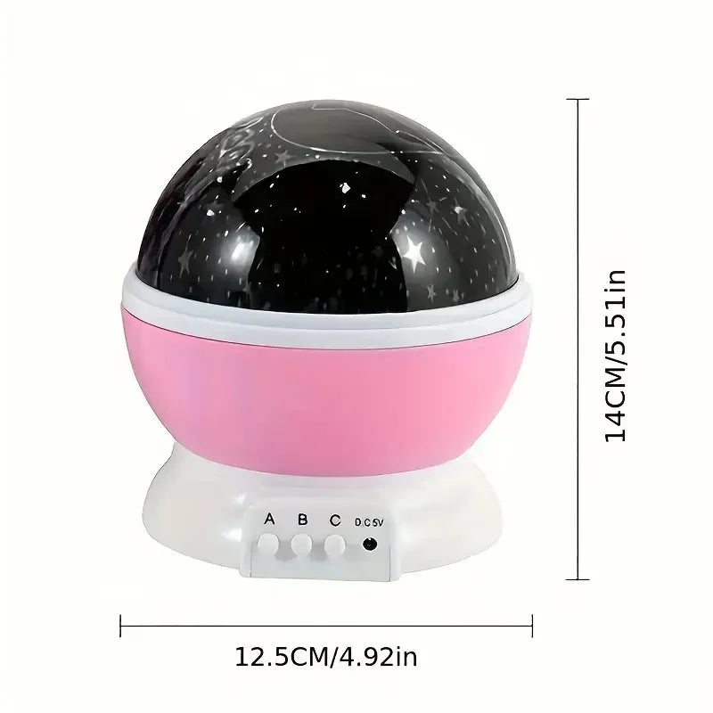 Star Projector Night Light Built-In Music Starry Sky Projection