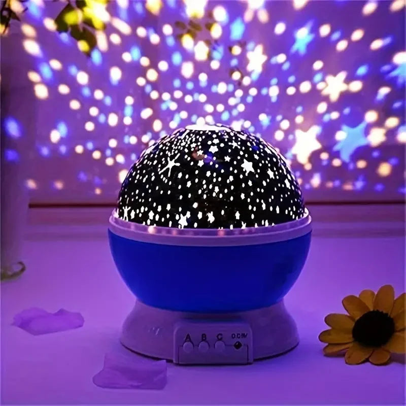 Star Projector Night Light Built-In Music Starry Sky Projection
