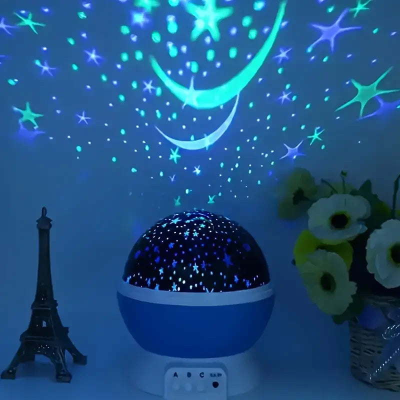 Star Projector Night Light Built-In Music Starry Sky Projection