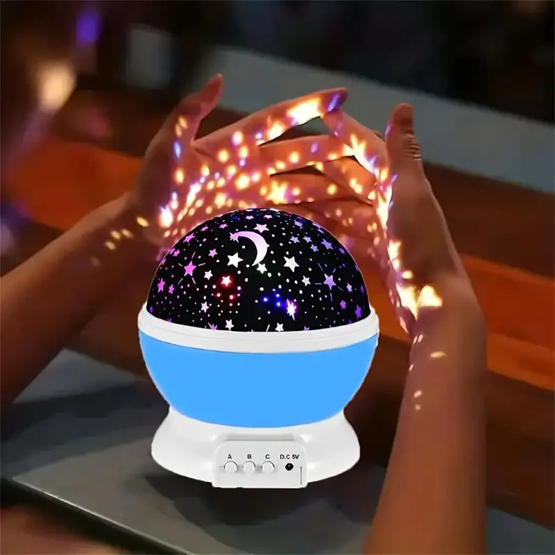 Star Projector Night Light Built-In Music Starry Sky Projection