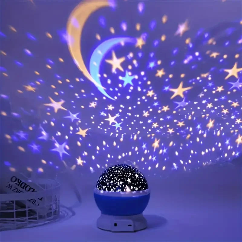 Star Projector Night Light Built-In Music Starry Sky Projection