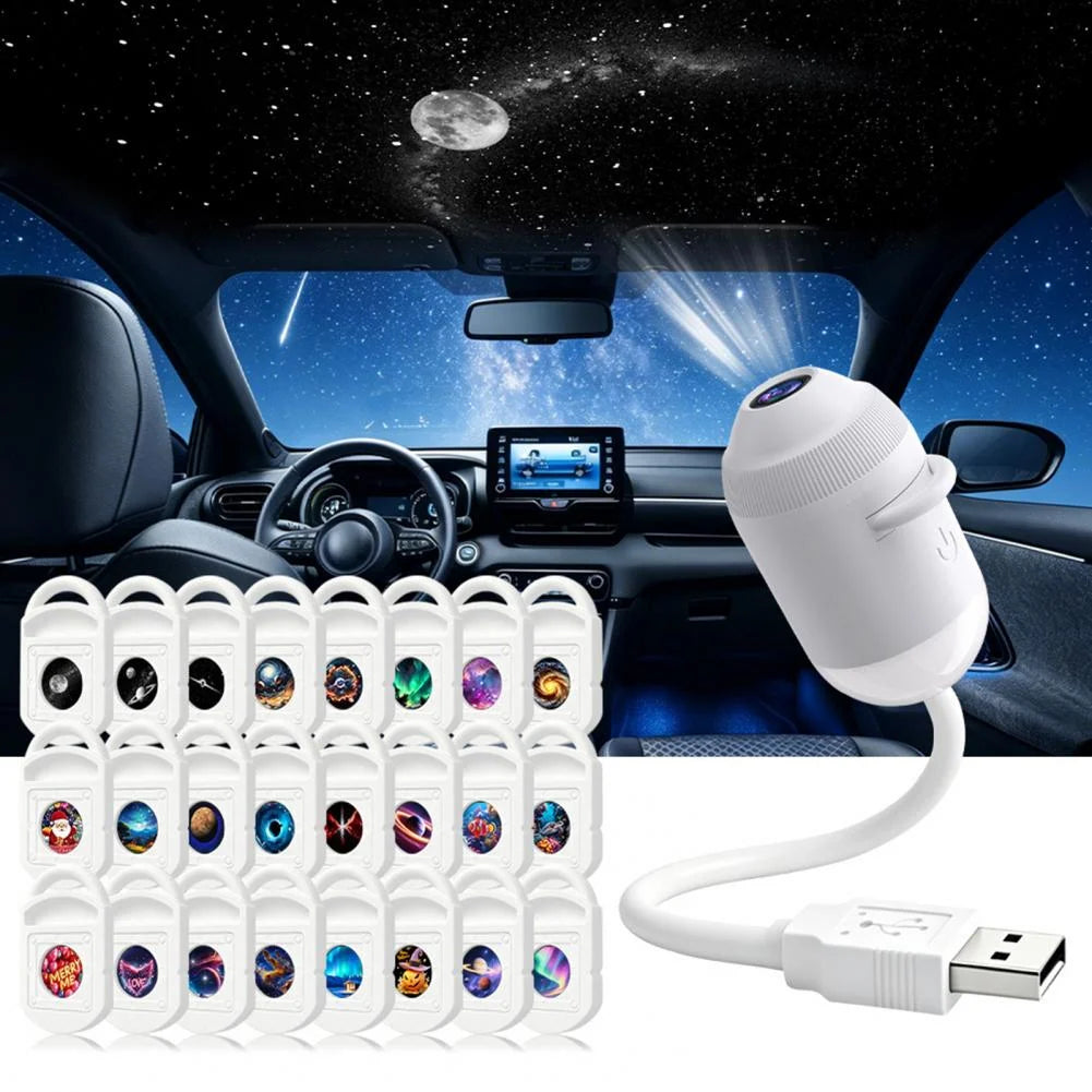 Star Projector Night Light Touch Control Adjustable Brightness Two Lighting Modes