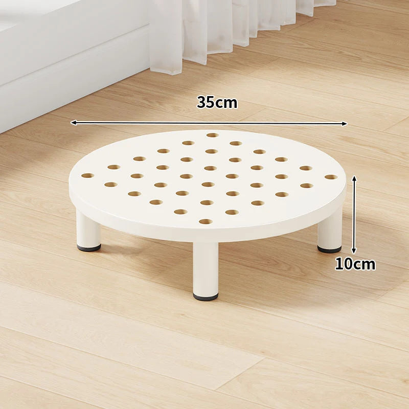 Step Stool Platform Ventilated Top Non-Slip Feet 3.9-Inch Lift
