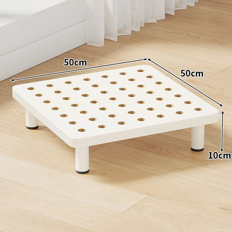 Step Stool Platform Ventilated Top Non-Slip Feet 3.9-Inch Lift