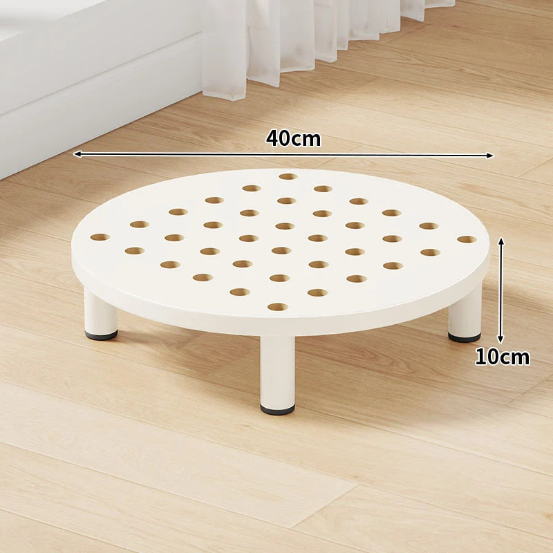 Step Stool Platform Ventilated Top Non-Slip Feet 3.9-Inch Lift