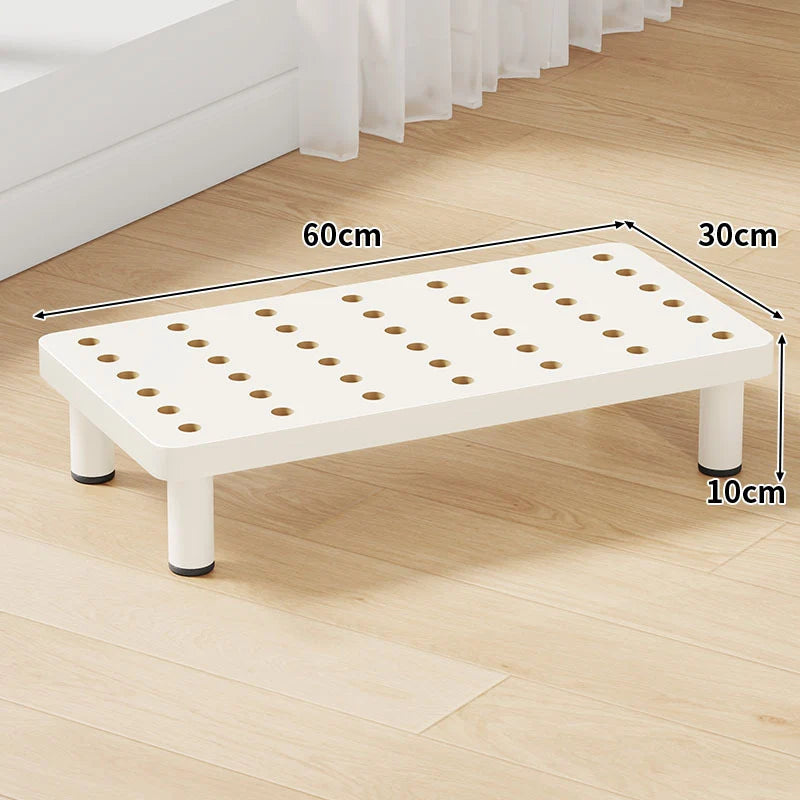 Step Stool Platform Ventilated Top Non-Slip Feet 3.9-Inch Lift