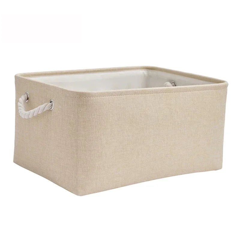 Storage Basket Linen Shape-Retaining Lightweight