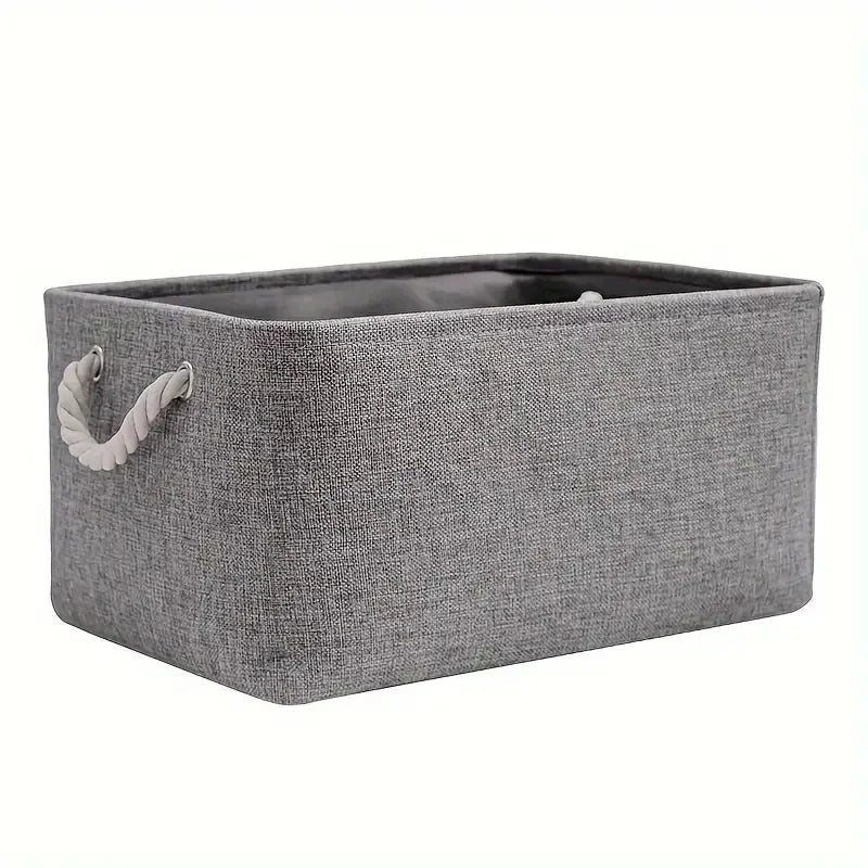 Storage Basket Linen Shape-Retaining Lightweight