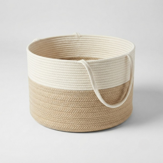 Storage Basket Woven 50L Recycled Polyester