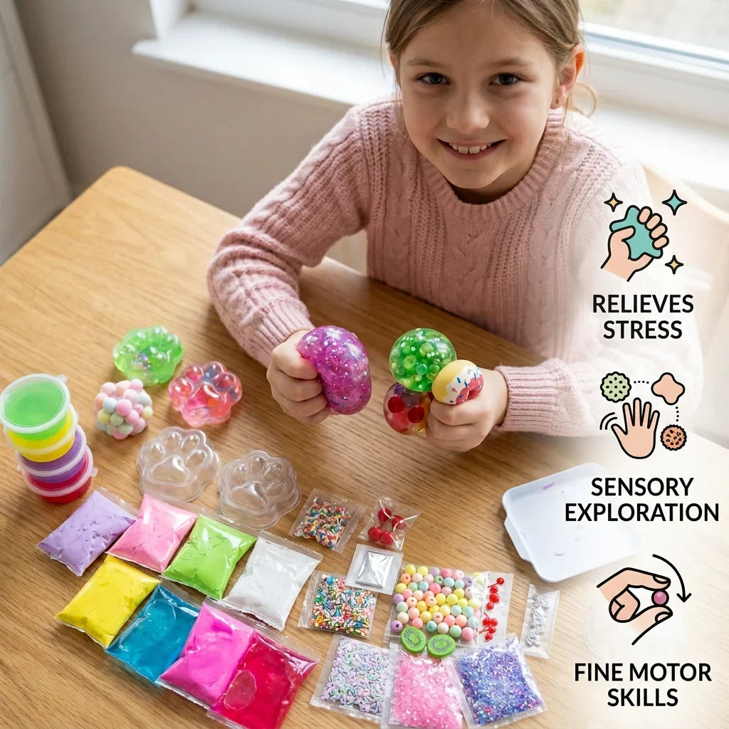 Stress Ball Making Kit DIY Sensory Craft Activity
