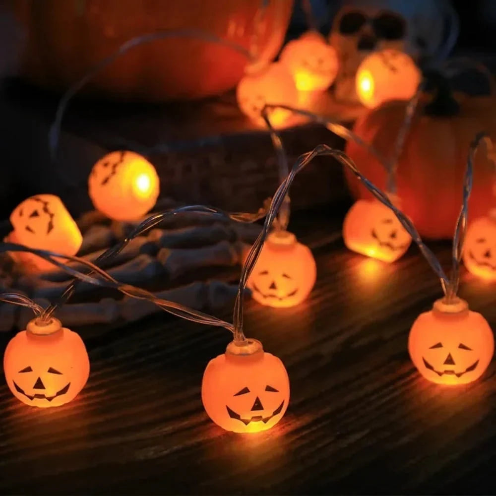String Lights Halloween Battery-Operated LED Weather-Resistant