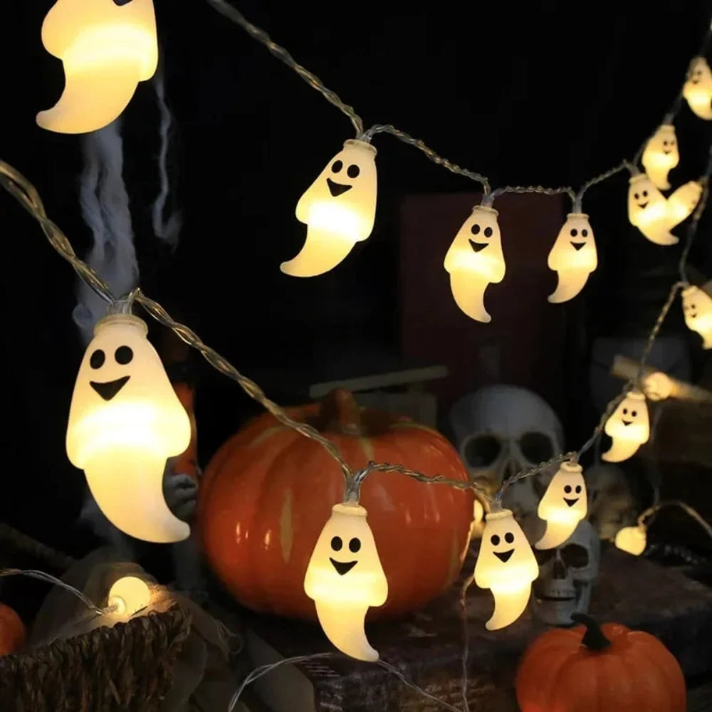 String Lights Halloween Battery-Operated LED Weather-Resistant