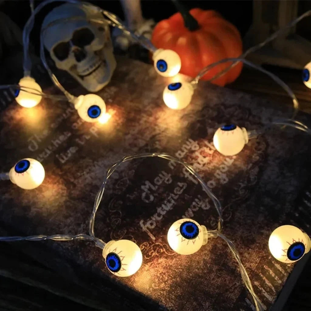 String Lights Halloween Battery-Operated LED Weather-Resistant