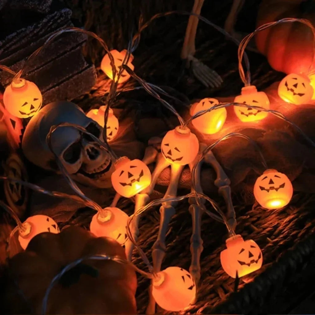 String Lights Halloween Battery-Operated LED Weather-Resistant
