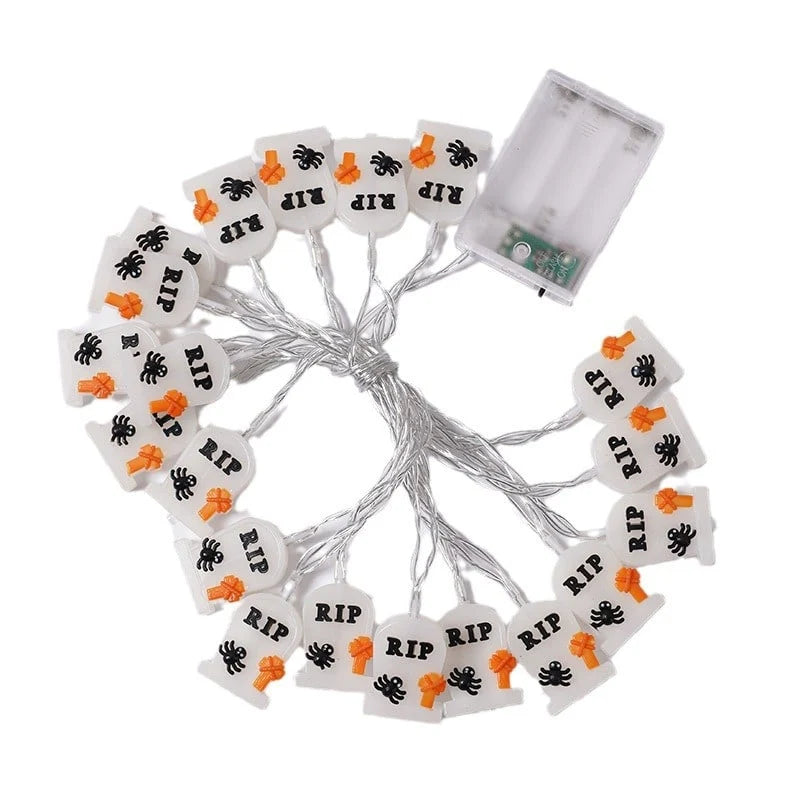 String Lights Halloween Battery-Powered Warm White LED