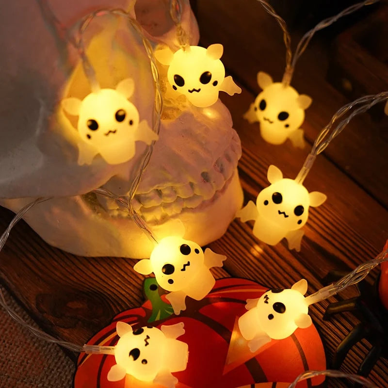 String Lights Halloween Battery-Powered Warm White LED