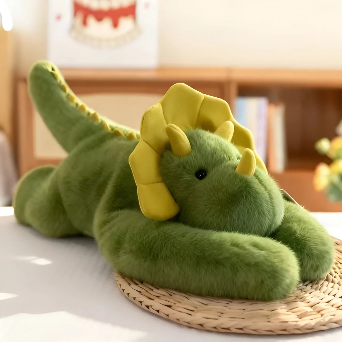 Stuffed Animal Cuddle Pillow Faux Fur Extra-Long Arms