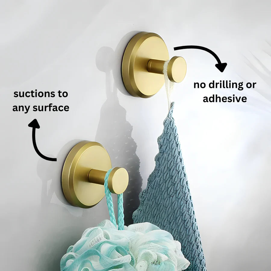 Suction Hook Tool-Free Installation 15 lb Capacity