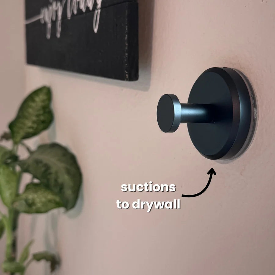 Suction Hook Tool-Free Installation 15 lb Capacity