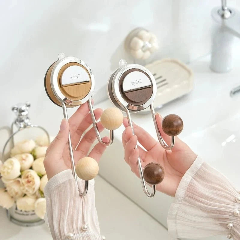 Suction Hook Transparent Waterproof No-Drill 11 lb Capacity