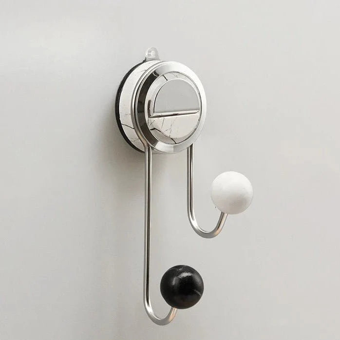 Suction Hook Transparent Waterproof No-Drill 11 lb Capacity