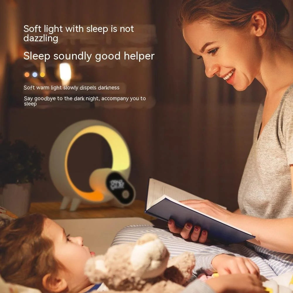 Sunrise Alarm Clock App-Controlled White Noise Sounds Digital Display