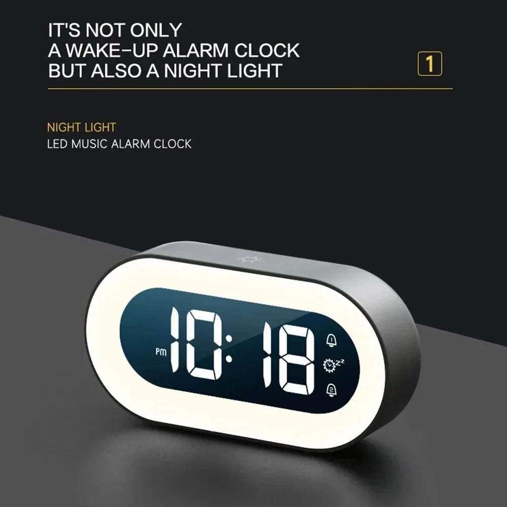 Sunrise Alarm Clock Gradual Light Nature Sounds USB-C Rechargeable