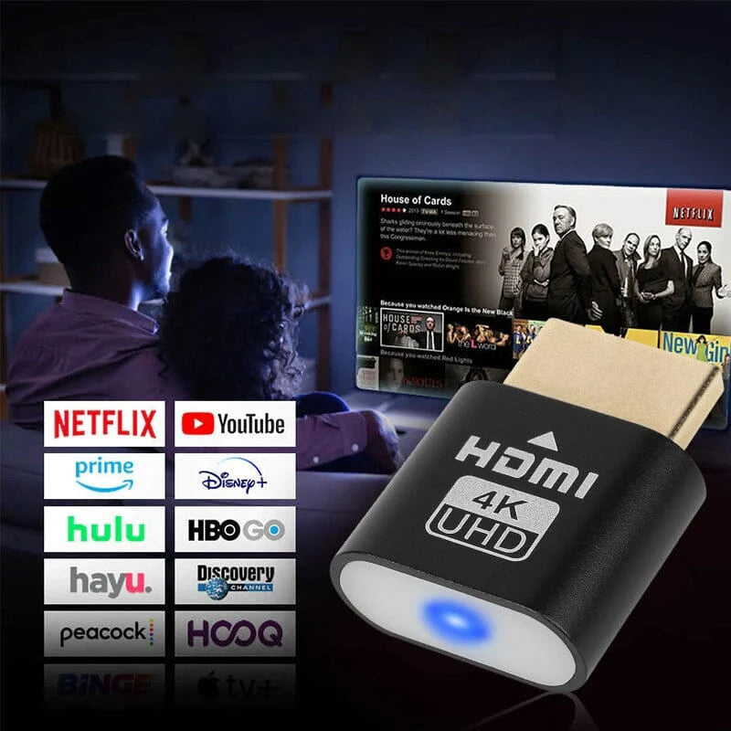 TV Streaming Device 4K Plug-and-Play HDMI Setup