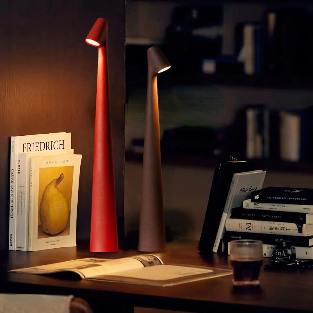 Table Lamp Cordless Metal Touch Dimming 3 Levels