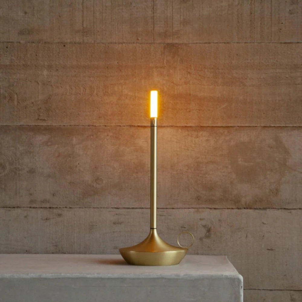 Table Lamp Cordless Rechargeable Candlelight Glow