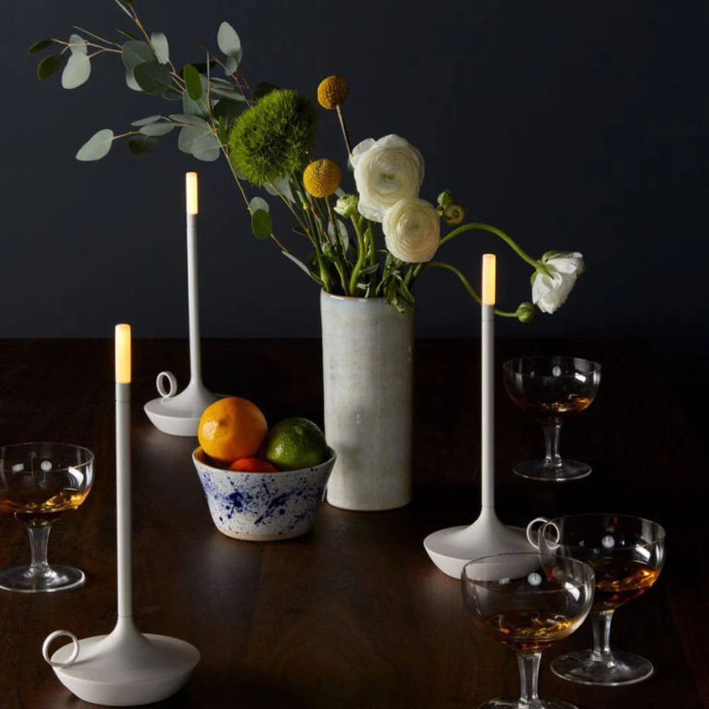 Table Lamp Cordless Rechargeable Candlelight Glow