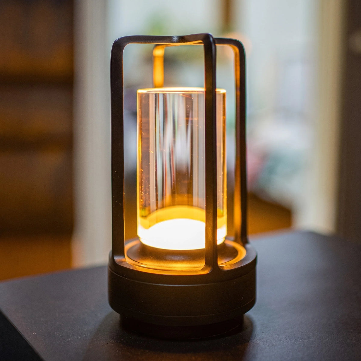 Table Lamp Cordless Rechargeable Touch Control Cage Design