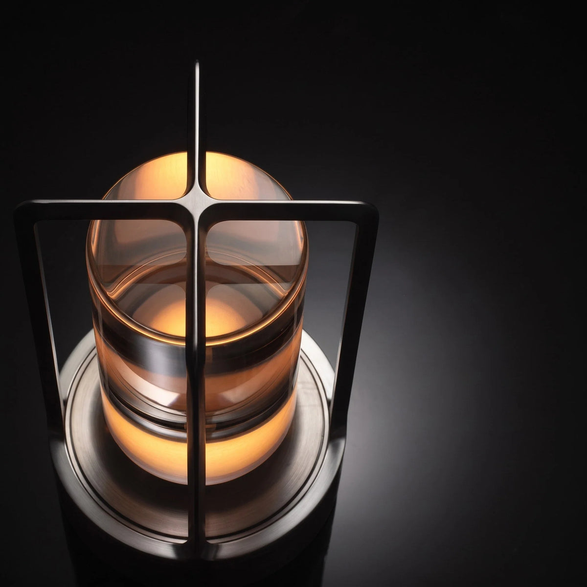 Table Lamp Cordless Rechargeable Touch Control Cage Design