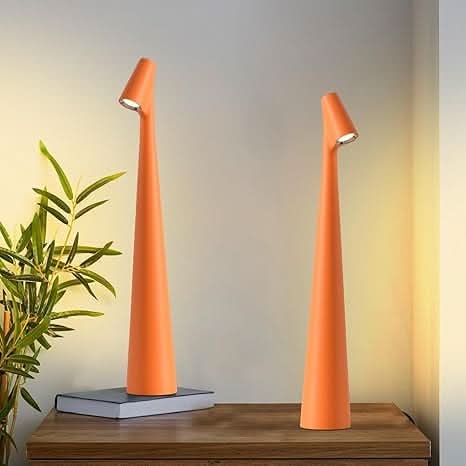 Table Lamp Cordless Rechargeable Touch-Dimmable Warm White Light