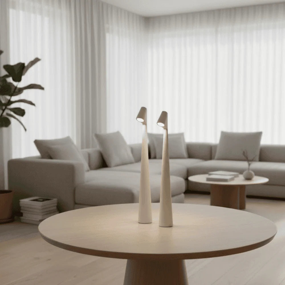 Table Lamp Cordless Rechargeable Touch-Dimmable Warm White Light