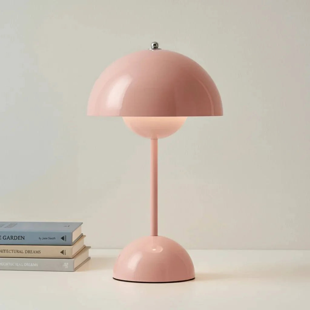 Table Lamp Dimmable Cordless LED Gold-Plated Base