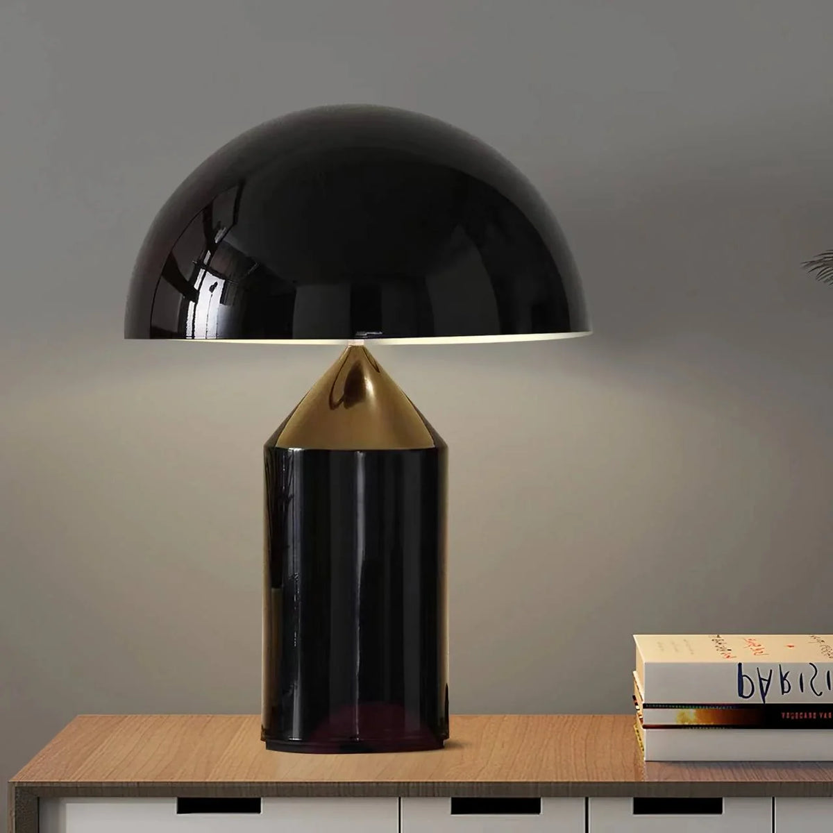 Table Lamp Geometric Metal Dimmer-Compatible